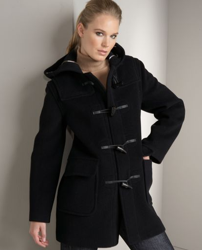 The Look For Less: Burberry Minstead Hooded Duffle Coat
